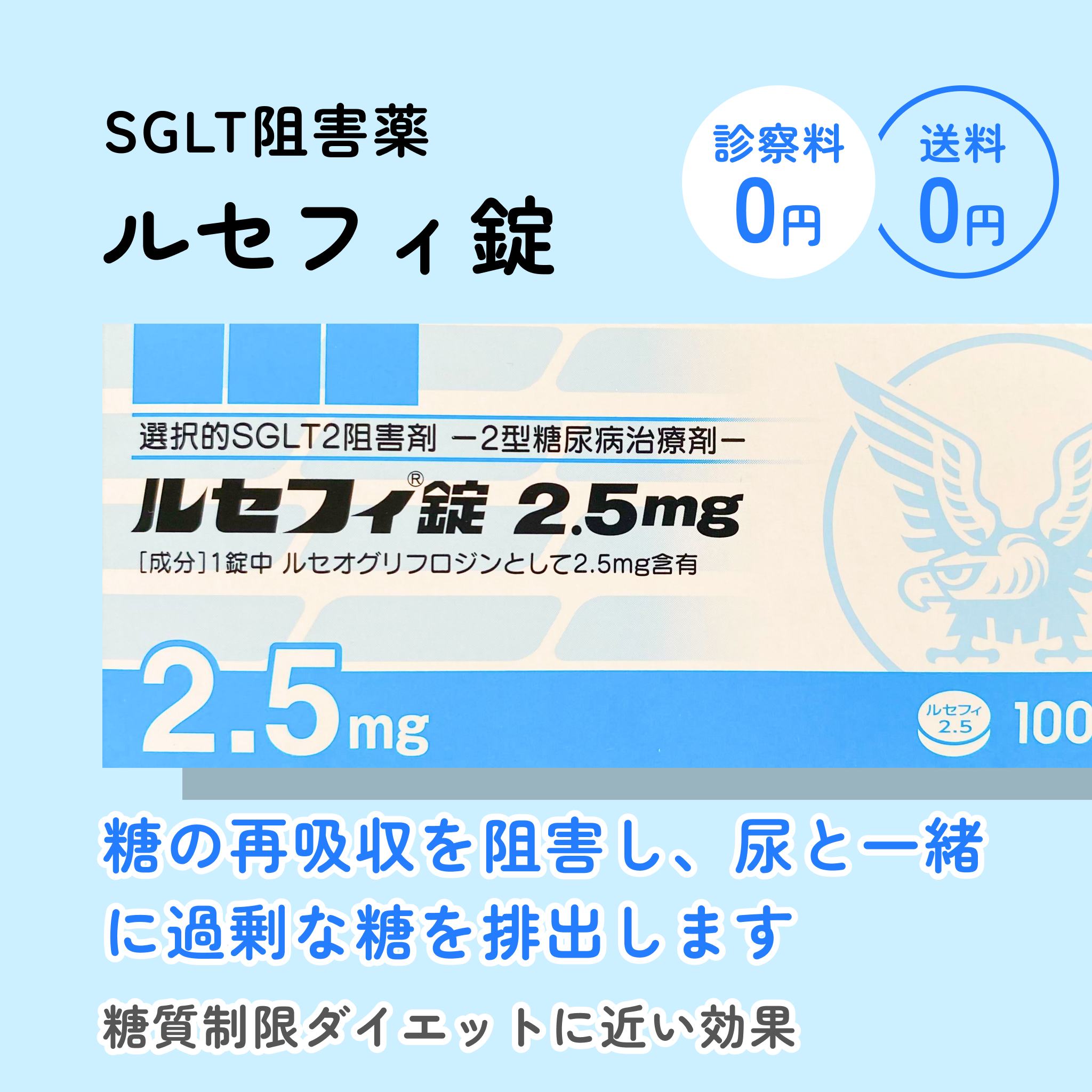 ルセフィ錠（SGLT-2）